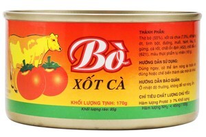 Bò sốt cà Vissan 170g