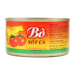 Bò sốt cà Vissan 170g