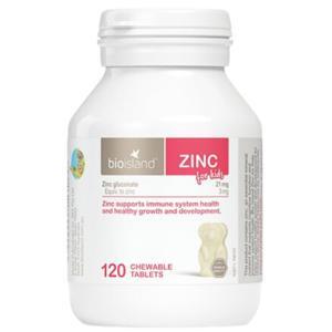 Viên bổ sung kẽm Bio Island Zinc cho em - 120 viên