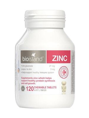 Viên bổ sung kẽm Bio Island Zinc cho em - 120 viên