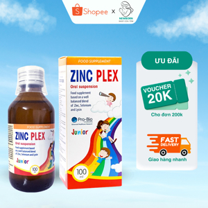 Bổ sung kẽm giúp trẻ ăn ngon miệng ZinC Plex