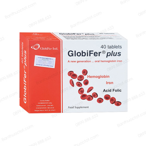 Bổ sung sắt cho phụ nữ mang thai Globifer Plus 40 viên