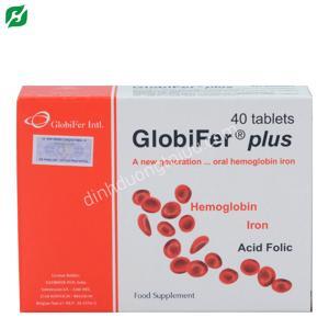 Bổ sung sắt cho phụ nữ mang thai Globifer Plus 40 viên