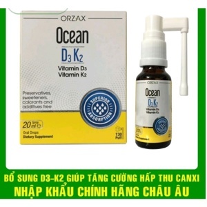 Bổ sung Vitamin D3 và Vitamin K2 Ocean D3K2 – Chai 20ml