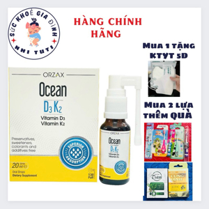 Bổ sung Vitamin D3 và Vitamin K2 Ocean D3K2 – Chai 20ml