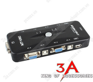 Bộ Switch KVM VGA 4 Cổng MT-VIKI MT-401UK