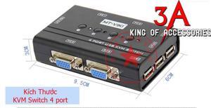 Bộ Switch KVM VGA 4 Cổng USB MT ViKI MT-460KL