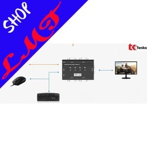 Bộ Switch KVM VGA 4 Cổng USB MT ViKI MT-460KL