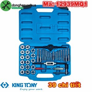 Bộ Taro ren hệ mét KINGTONY 12939MQ1, 39 món