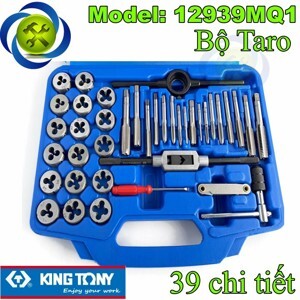 Bộ Taro ren hệ mét KINGTONY 12939MQ1, 39 món