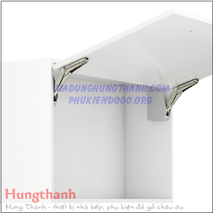 Bộ tay nâng 1 cánh Hafele Free Flap 1.7 xám A 372.91.340