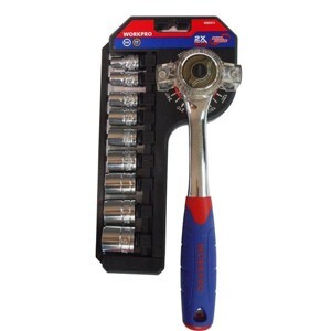 Bộ tay vặn nhân đôi tốc độ 10 chi tiết Workpro W003014