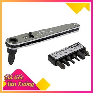 Bộ tay vặn và mũi vít dùng trong góc hẹp Anex No.417