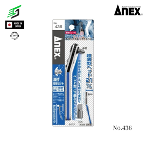 Bộ tay vặn và mũi vít dùng trong góc hẹp Anex No.436
