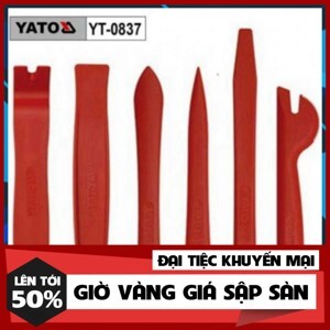 Bộ tháo lắp nội thất ô tô 6 chi tiết Yato YT-0837