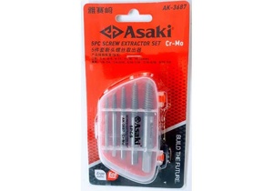 Bộ tháo ốc vít gãy 5pcs Asaki AK-3687