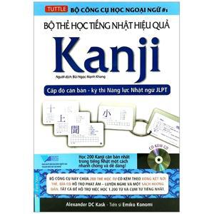 Bộ Thẻ Học Tiếng Nhật Hiệu Quả Kanji Tác giả Emiko Konomi - Alexander DC Kask