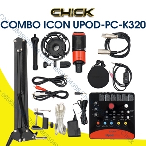 Bộ thu âm Icon Upod Pro + Micro Takstar PC K320