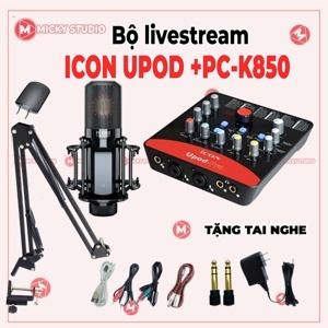 Bộ thu âm Icon Upod Pro + Micro Takstar SM8B