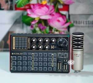 Bộ thu âm K300 + Micro AQTA AT-808