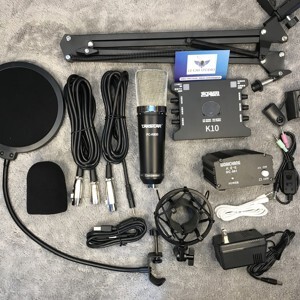 Bộ thu âm XOX K10 + Micro Takstar PC K600