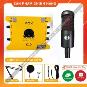 Bộ thu âm XOX K10 + Micro TH2068