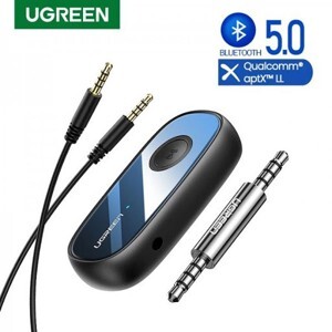 Bộ thu bluetooth 5.0 sử dụng trên ô tô, loa chính hãng hỗ trợ APTX Ugreen 70304