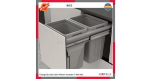 Bộ thùng rác và nắp tủ cánh mở 400mm 7 805 805