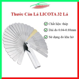 Bộ thước lá đo khe hở 32 lá Licota ATA-0074E