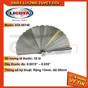 Bộ thước lá đo khe hở 32 lá Licota ATA-0074E