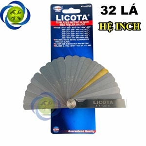 Bộ thước lá đo khe hở 32 lá Licota ATA-0074E