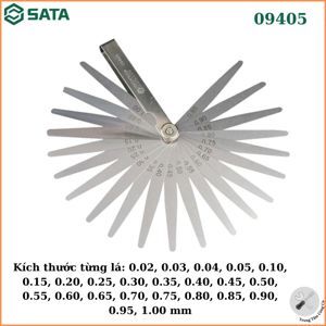 Bộ thước lá SATA 09405 - 23 chi tiết