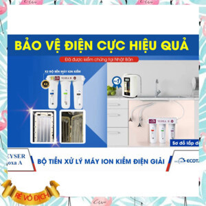 Bộ tiền xử lý cho máy lọc nước ion kiềm Geyser Vuoxa A