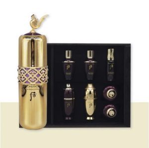 Bộ tinh chất vàng hoàn lưu cao Whoo Hwanyu Signature Ampoule Special Set