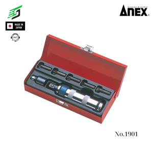 Bộ tô vít đóng 8mm đầu 1/2-inch Anex No.1901