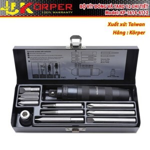 Bộ tô vít đóng và taro 12 chi tiết Körper KP-1614-4112