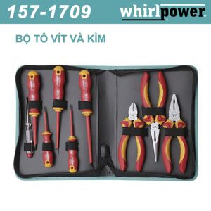 Bộ tô vít và kìm 9 chi tiết Whirlpower 157-1709