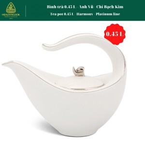 Bộ ấm trà gốm sứ Minh Long Anh Vũ 0.45 lít