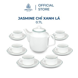 Bộ trà 0.7L Chỉ xanh lá 01071100903