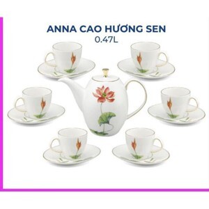 Bộ trà cao 0.47L Anna Hương Sen 68470342103