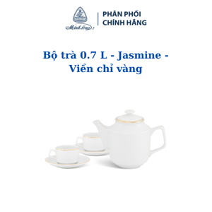 Bộ trà Jasmine Chỉ vàng 0.7L