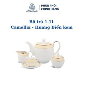 Bộ Trà Minh Long 1.1 L Camellia Hương Biển Kem