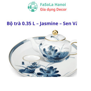 Bộ trà Minh Long Jasmine Sen Vàng -  0.35L