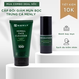 Bộ trị mụn bọc, trứng cá xóa thâm Menly
