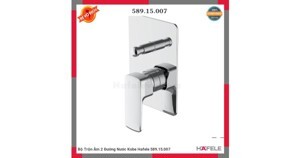 Bộ trộn âm 2 đường nước Kobe chrome 589.15.007