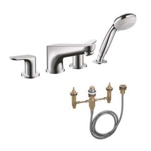 Bộ trộn bồn tắm 4 lỗ Hafele Focus 589.54.707