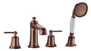 Bộ trộn bồn tắm 4-lỗ Kyoto Hafele 589.35.034