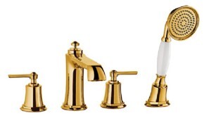 Bộ trộn bồn tắm 4-lỗ Kyoto Hafele 589.35.064