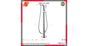 Bộ trộn bồn tắm đặt sàn Kobe chrome Hafele 589.15.120