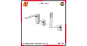 Bộ trộn bồn tắm Hafele 495.61.126 4 lỗ REGAL